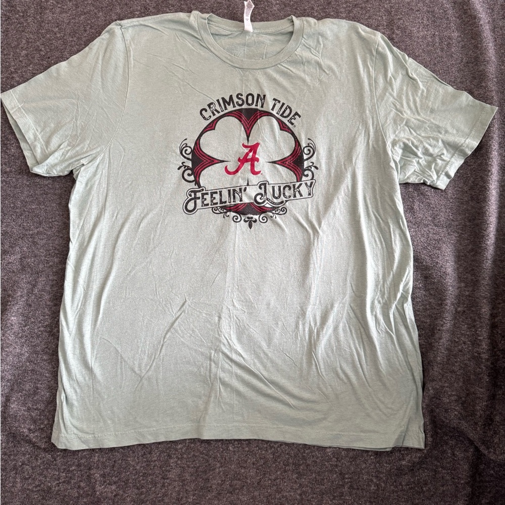 Alabama Bella Canvas Green Short Sleeve Tee
